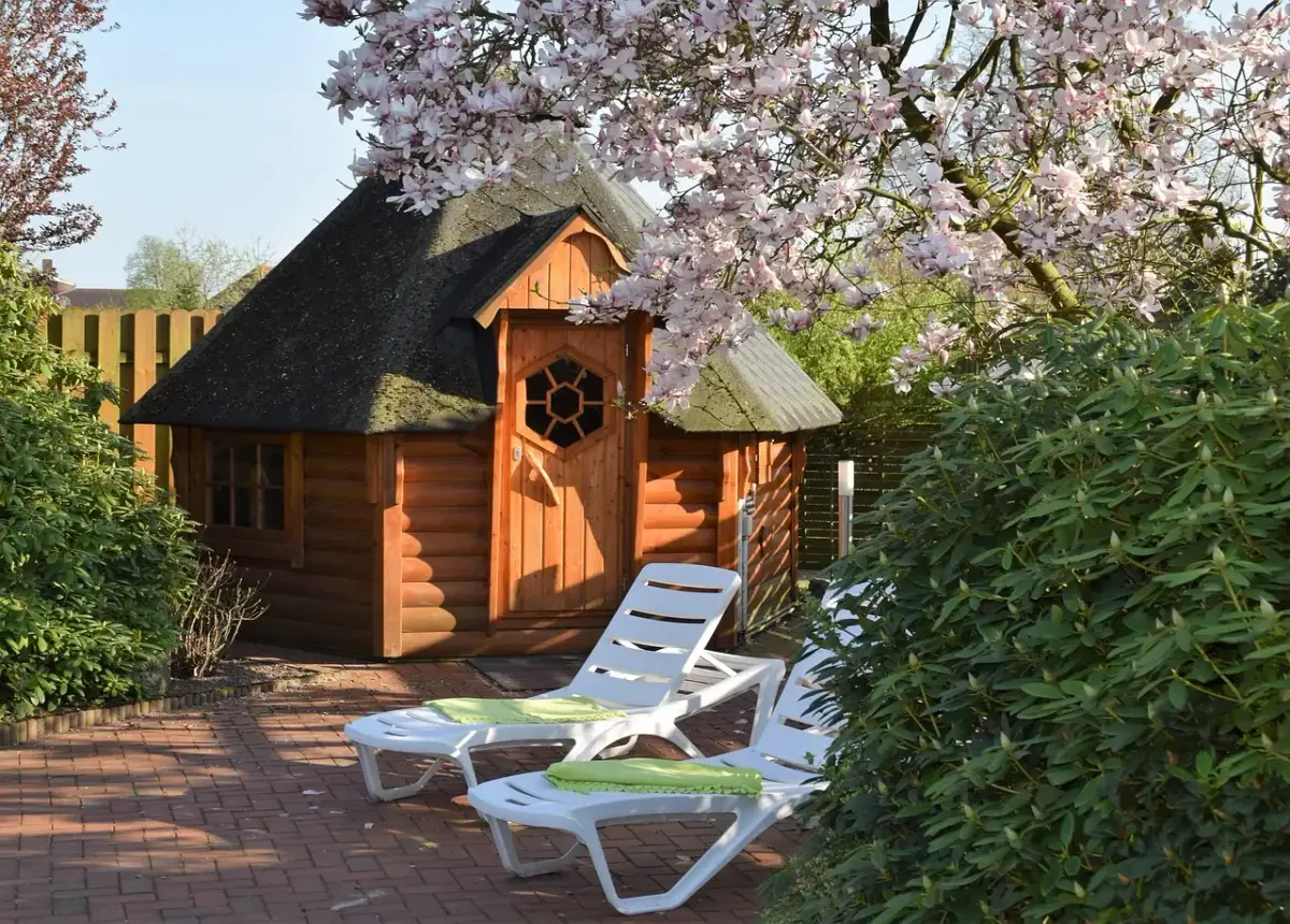 Genehmigung sauna im garten
