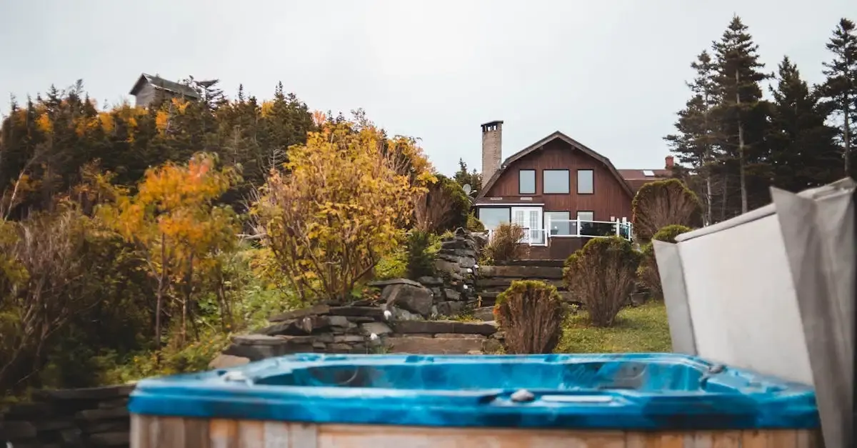 Jacuzzi im garten integrieren