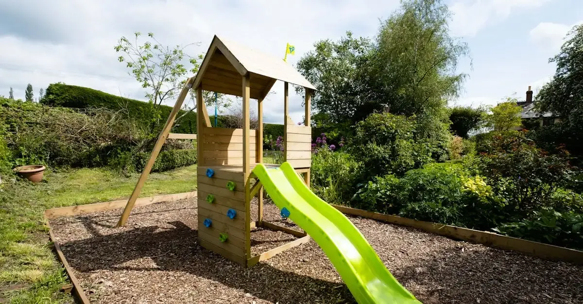 Kinderrutsche Schaukel Garten Set: Spaß für Kinder im Freien