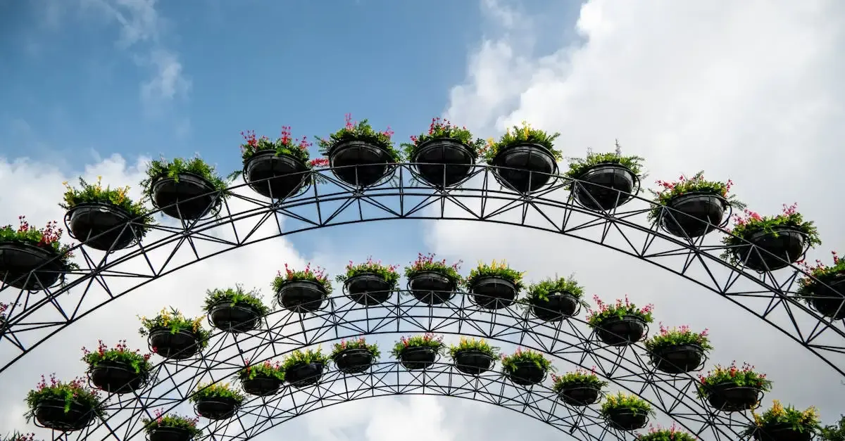 Pergola garten metall