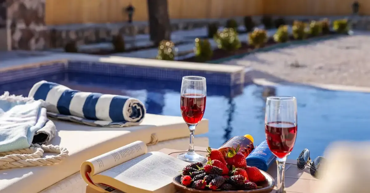 Pool garten design
