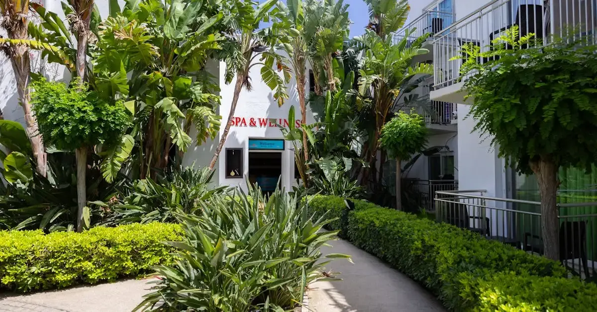Wellness oase im garten