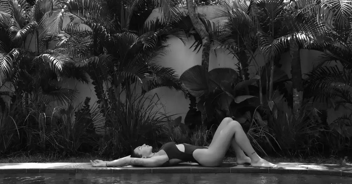 Wellness pool garten